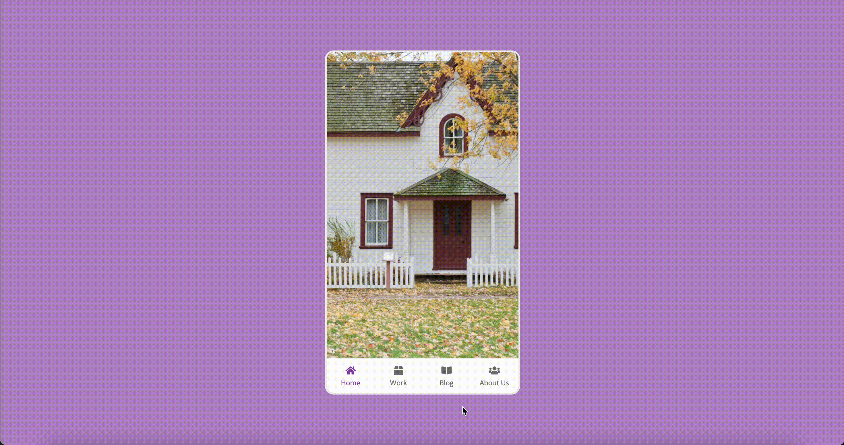 Mobile Tab Navigation