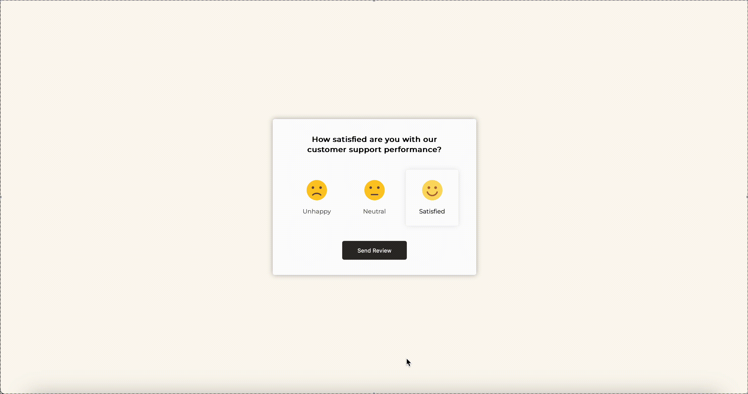 Feedback UI Design
